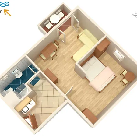 Apartament With A Parking Space Malinska